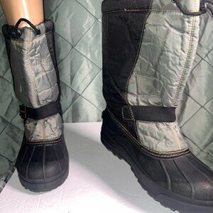 Columbia YC1145-013 Boots Powderbug‎ Plus Black Treasure Kids Size 7